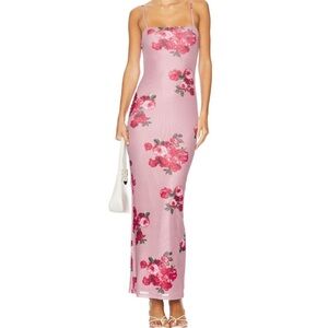 Sidney Dress by More to Come in Mauve Floral